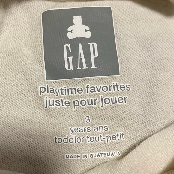 🔴 3 for $15 Baby Gap Long Sleeve Tee With Leopard, Great Condition Size 3m - Picture 4 of 4